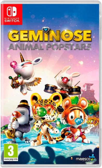 Geminose: animais popstars switch nintendo switch música jogos